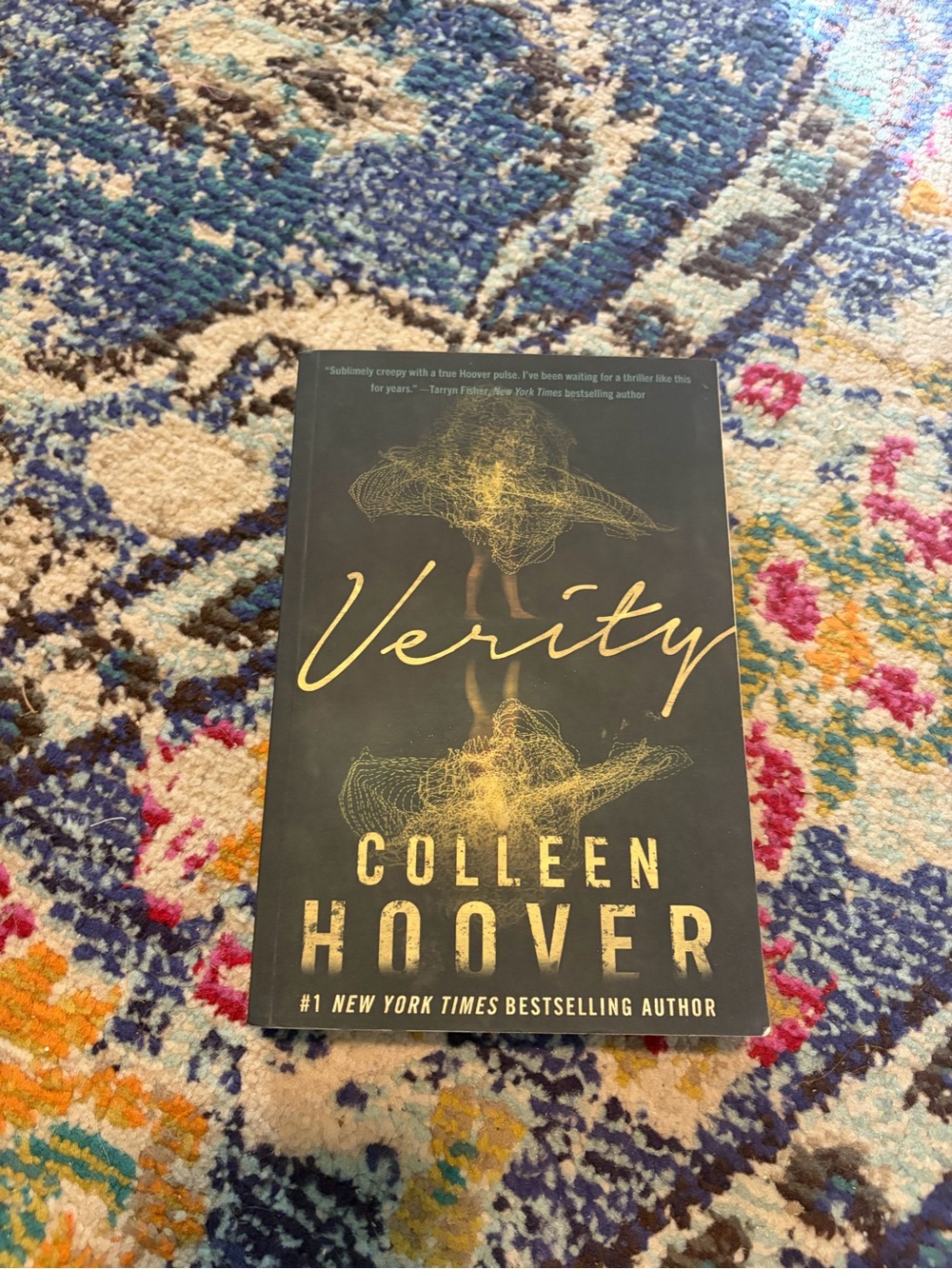 Verity Hardcover Book in Black and Gold